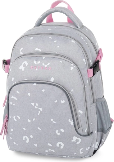 Schulrucksack OXY Scooler grau geometrisch
