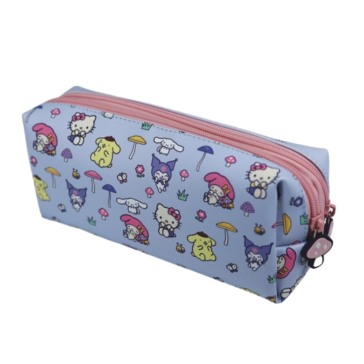 Hello Kitty und Freunde Doppel-Schulmäppchen Mushroom