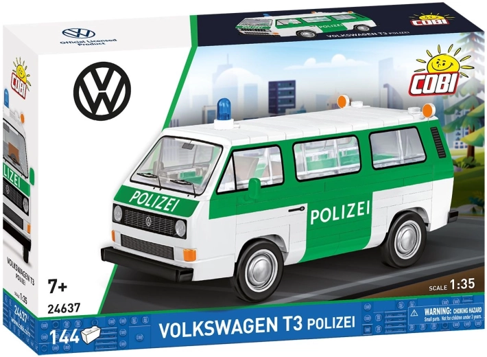 Cobi Volkswagen T3 Polizei 1:35 (144 Teile) – 1 Stück