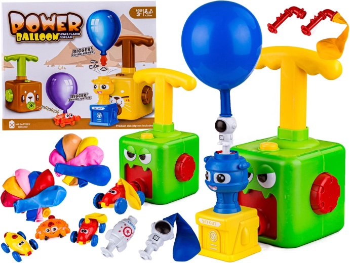 Ballon-Launcher – grünes Monster (beschädigte Verpackung, Inhalt in Ordnung) – 1 Stück