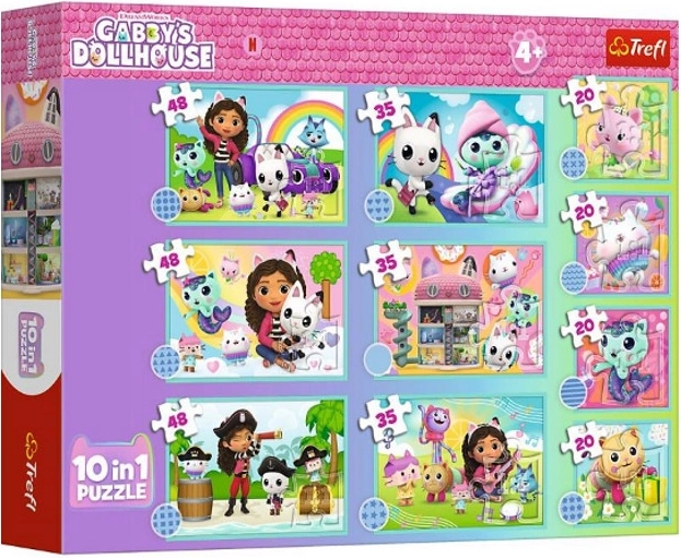 Puzzle 10 in 1 Gabby und ihre Welt