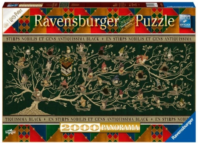 Harry Potter Stammbaum Panorama-Puzzle 2000 Teile Ravensburger