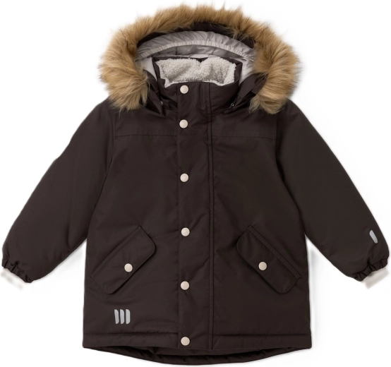 Kinder-Winterparka LEOKID Tully Ganache, Größe 104