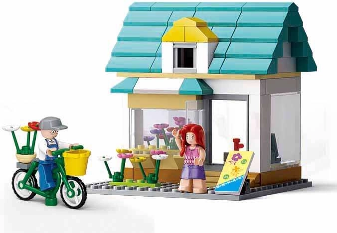 Sluban Town Blumenladen – Bausatz mit Figuren (149 Teile)