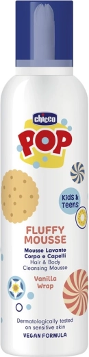 Chicco Pop Vanilla Schaumgel für Körper und Haare 200 ml