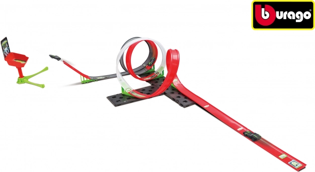 Rennstrecke Bburago GoGears Extreme SuperSonic Launch 3-in-1 mit Auto
