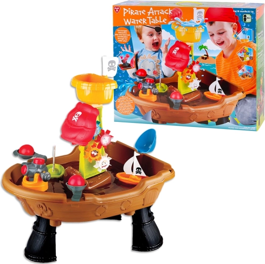 PlayGo Wassertisch Piratenangriff – 22-teiliges Set