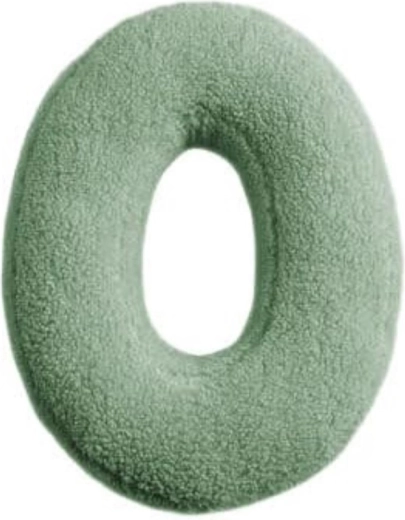 Mealini Plüschbuchstabe O grün - 1 Stück