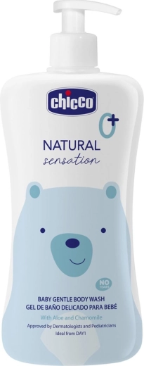 Chicco Duschgel mit Aloe Vera und Kamille Natural Sensation 500 ml (ab der Geburt)