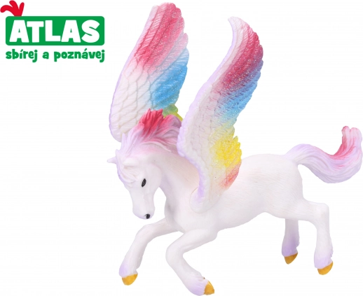 Regenbogen-Pegasus-Figur