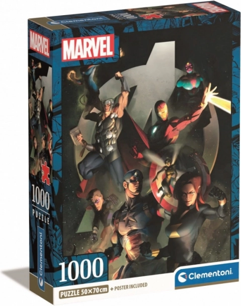 Puzzle 1000 Teile Compact Marvel The Avengers