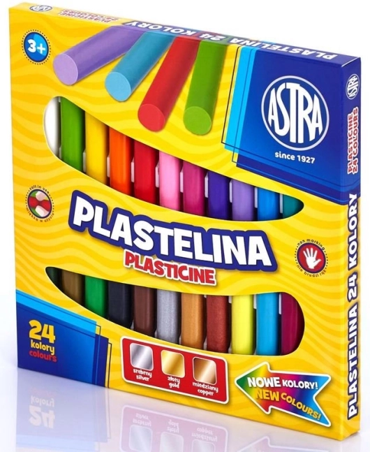 Astra Plastilin 24 Farben