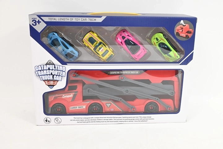 Kinder-Set: Autotransporter (Abschleppwagen) mit kleinen Autos