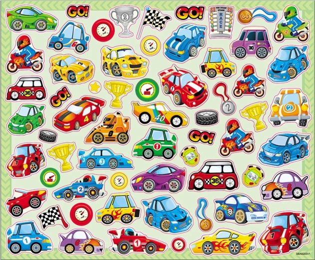 Großes Ausmalbuch mit Aufklebern – Verkehrsmittel