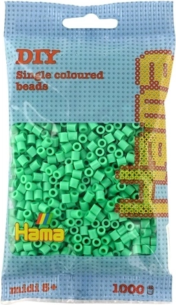 Hama Midi Bügelperlen, Mint, 1000 Stk.