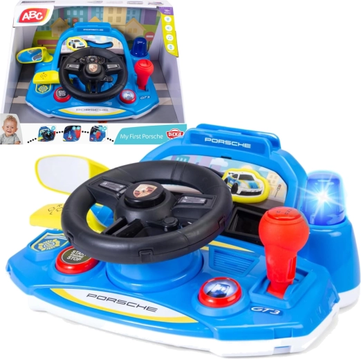 Interaktives Lenkrad ABC My First Porsche mit Licht und Sound