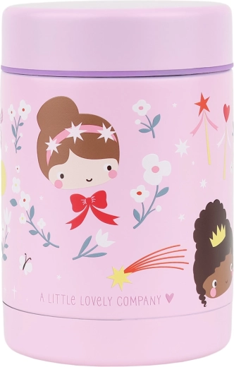 A Little Lovely Company isolierter Edelstahlbehälter für Essen – Prinzessinnen 300 ml