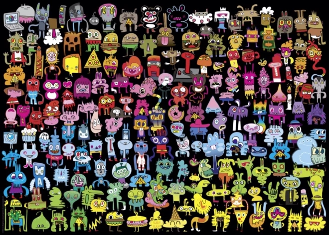 Puzzle Heye Regenbogen Doodle