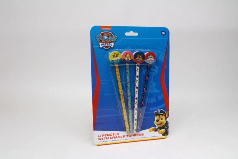 Paw Patrol Set mit 4 Bleistiften