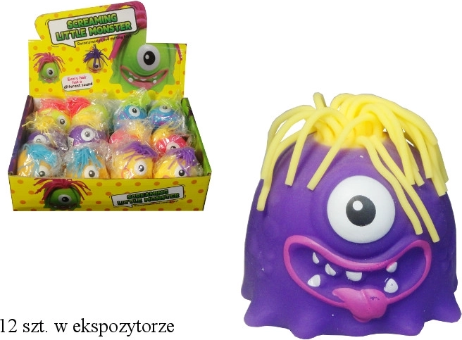 Quetschbares gummiges einäugiges Monster