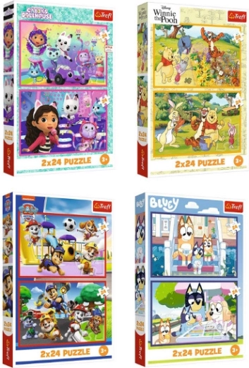 Puzzle 2×24 Teile – verschiedene Motive