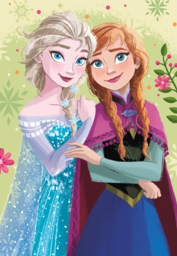 Dino-Puzzle mit Edelsteinen Frühlingsporträt 200 Teile