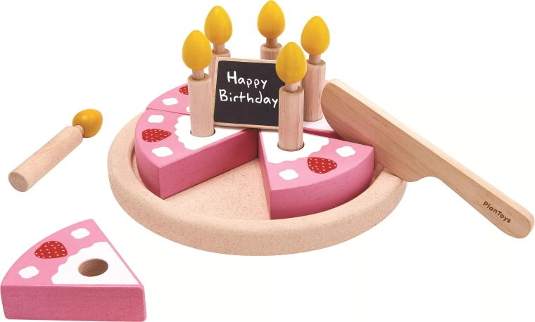 PlanToys Holz-Geburtstagskuchen