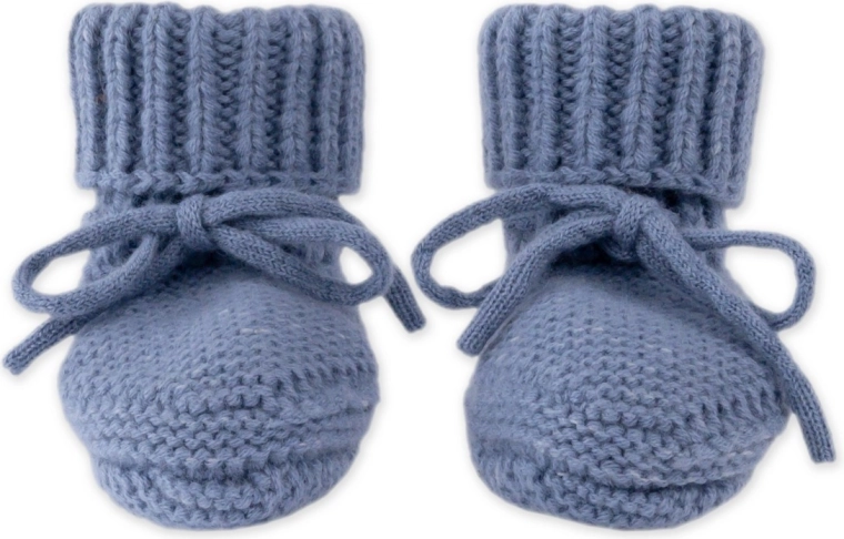 Lodger Merino-Booties Stone (0–6 Monate)