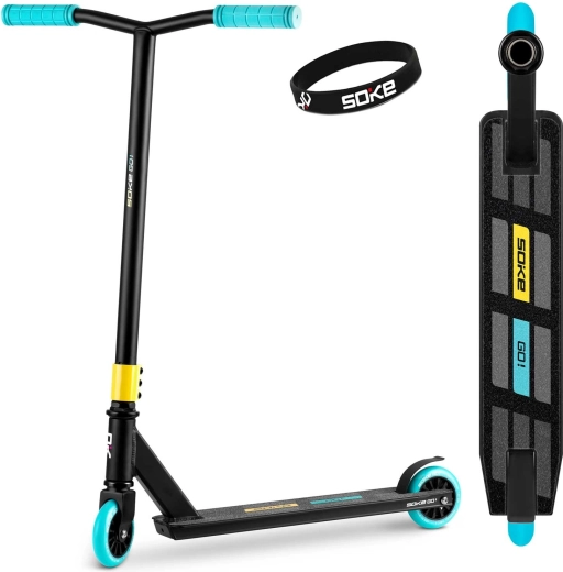 Freestyle-Scooter SOKE Go! gelb-blau
