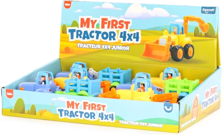Traktor 4x4 Junior mit Pritsche oder Ladeschaufel – My First Farm Vehicle
