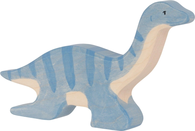 Holztiger Plesiosaurus - 1 Stück