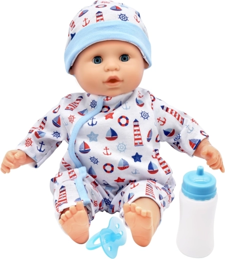 Puppe Dolls World Miminko Baby Joy blau 38 cm