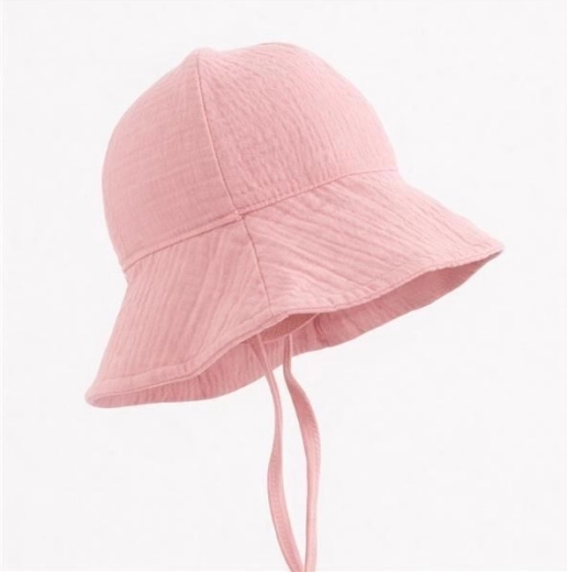 Musselin-Hütchen für Babys New Baby rosa 62 (3–6 Monate)