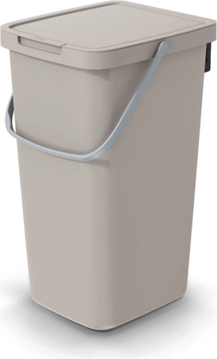 Abfalleimer 25 l hellbraun SYSTEMA Q Collect