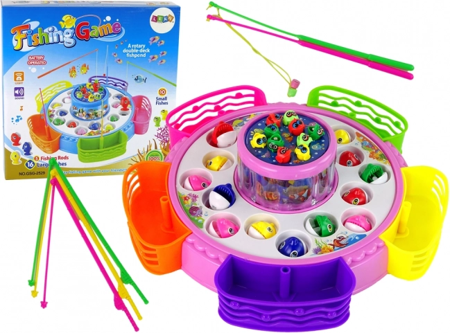 Kinderspiel Angeln – rosa, mit Lichtern und Sounds