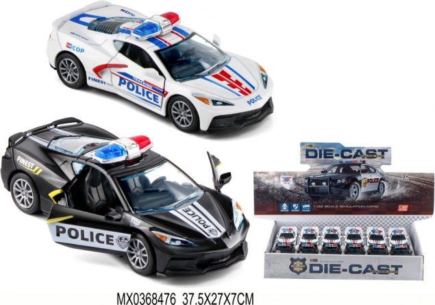 Metall-Polizeiauto 1:32