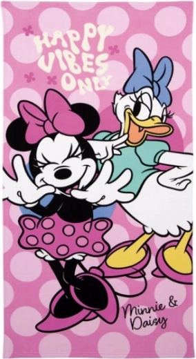 Minnie-Mouse-Mikrofaser-Badetuch 70 × 140 cm