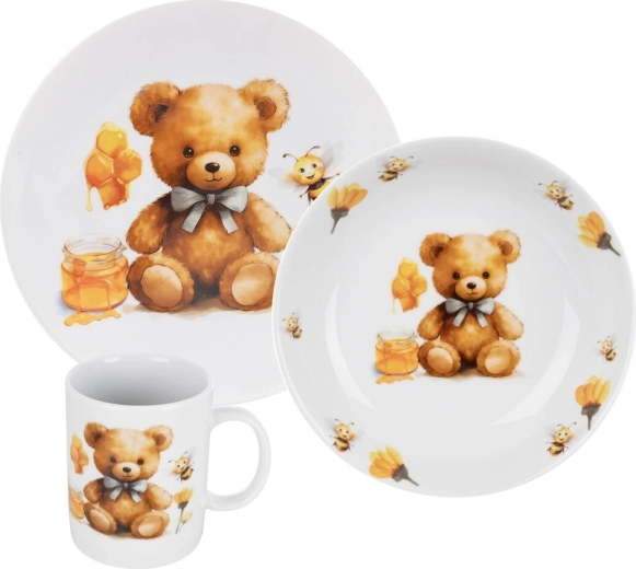 Kinder-Geschirrset Bärchen 3 tlg.