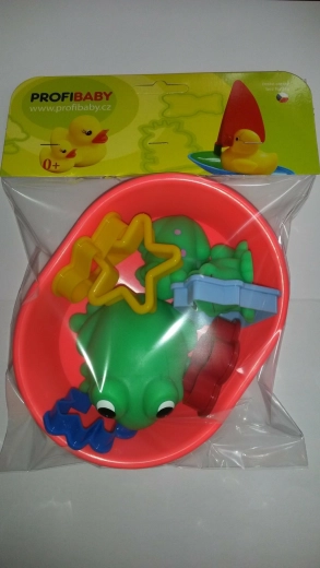 Badewannenset für die Kleinsten mit Wännchen und Spielzeug