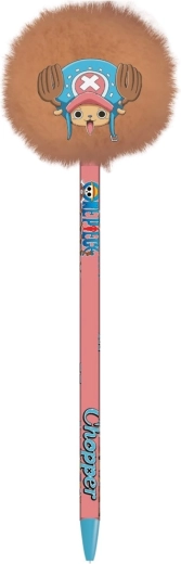 One Piece Kugelschreiber mit Plüschbommel Chopper