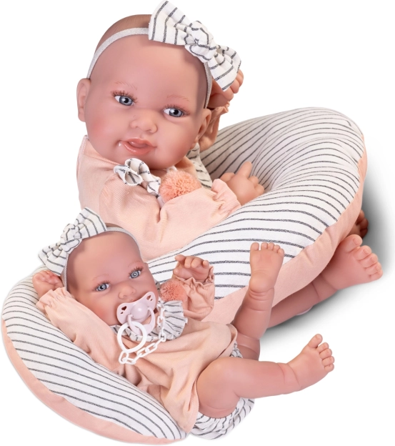 Realistische Babypuppe mit Ganzvinylkörper 42 cm
