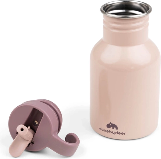 Done by Deer Edelstahlflasche Ozzo rosa 350 ml