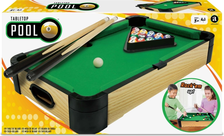 Tisch-Billard 40 cm – kompakter Billardtisch für Kinder und Erwachsene