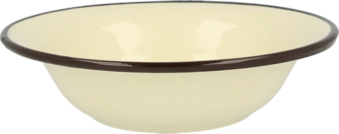 Silesia Rybnik emaillierte Schüssel 7,45 l cremefarben