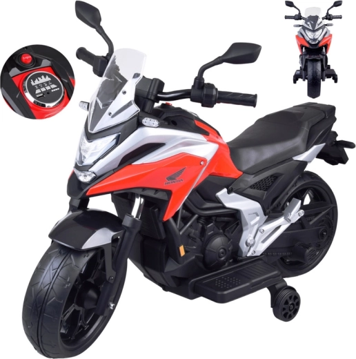 Elektrisches Kindermotorrad HONDA NC750X mit Akku und Sounds