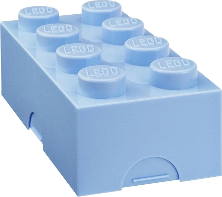 LEGO Brotdosen-Box hellblau