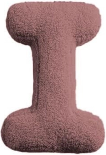 Mealini Plüschbuchstabe I rosa – 1 Stück
