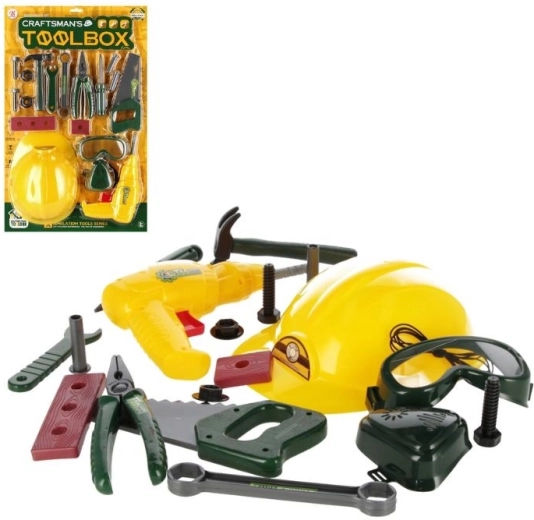 Kinder-Werkzeugset mit Helm