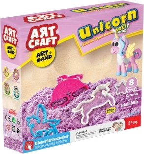 Art craft kinetischer Sand Einhörner 500 g – 1 Stück
