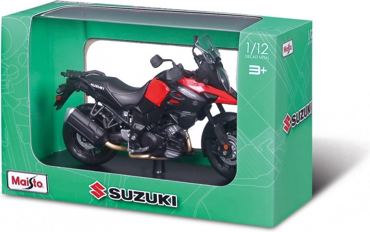Modell Motorrad Suzuki V-Storm mit Ständer 1/12